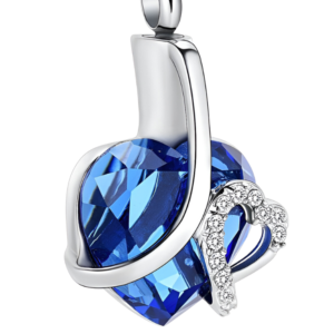 Prívesok na popol Srdce modré