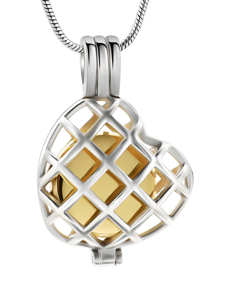 Prívesok na popol Zlaté alebo Bronzové Srdce