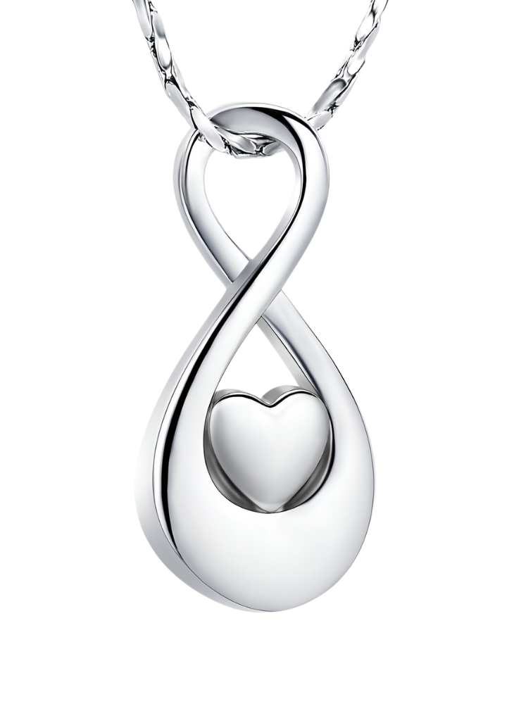 Prívesok na popol Infinity - Strieborný, Zlatý, Ružový