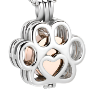 Prívesok na popol Tlapka -  Bronz, Čierny, Strieborný, Zlatý