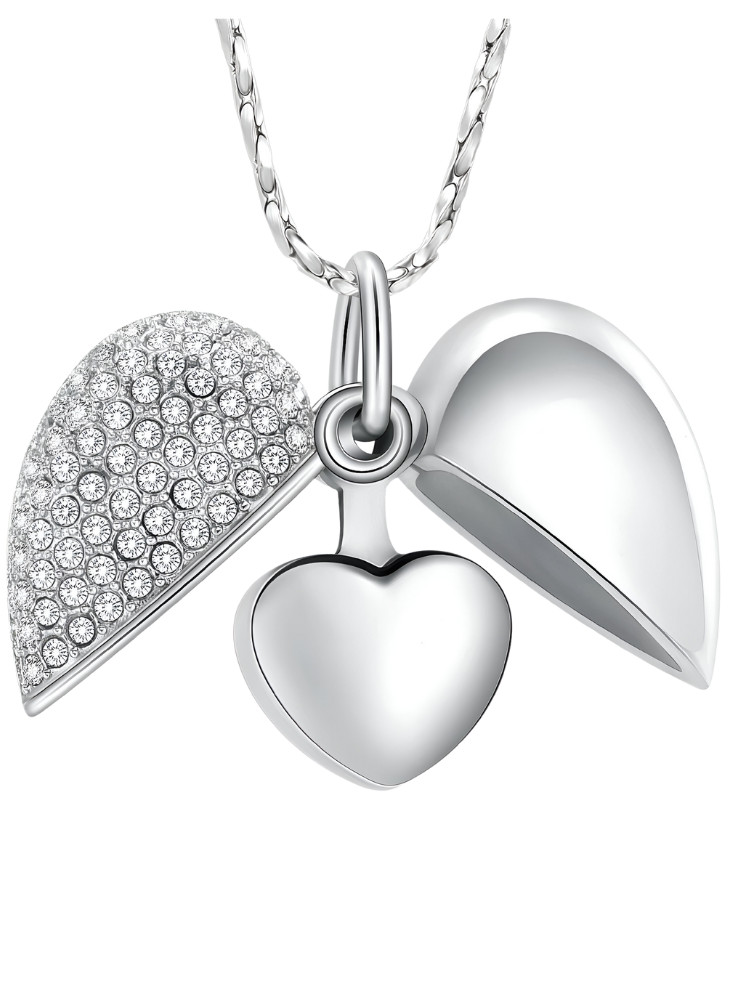 Prívesok na popol Crystal Heart