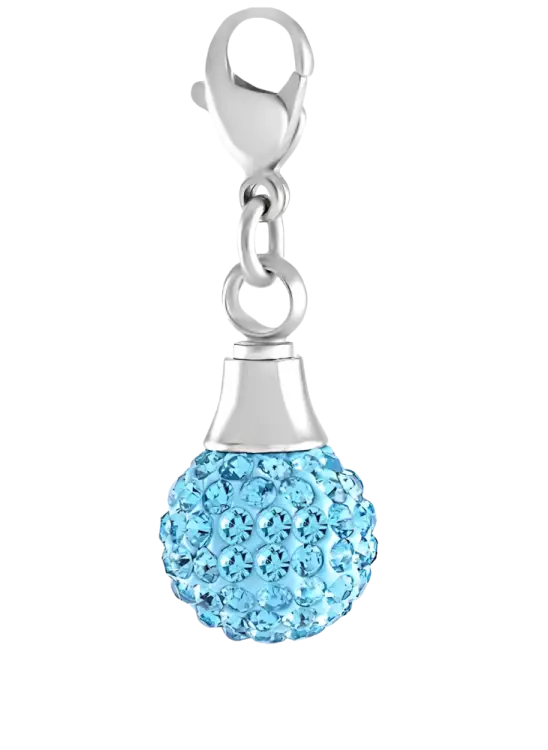 Prívesok na popol Silver, Blue a Violet – Obrázok 4