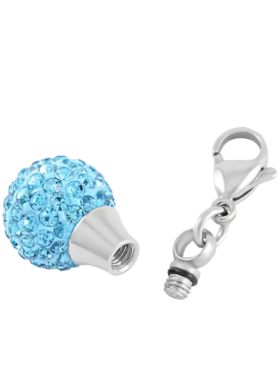 Prívesok na popol Silver, Blue a Violet – Obrázok 5