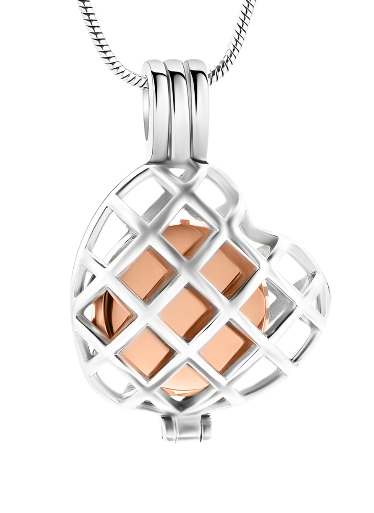 Prívesok na popol Zlaté alebo Bronzové Srdce – Obrázok 4