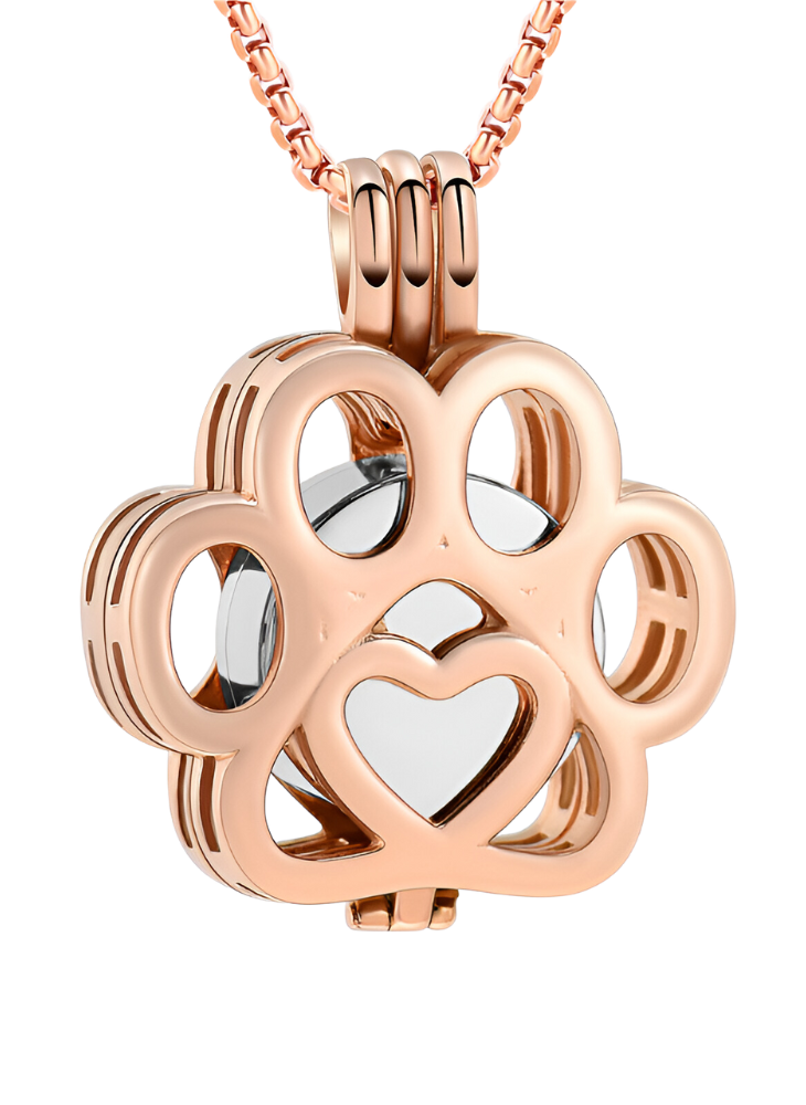 Prívesok na popol Tlapka - Bronz, Čierny, Strieborný, Zlatý – Obrázok 3