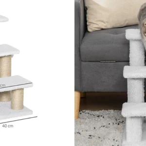 škrabadlo pre mačku so schodami